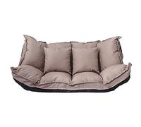 GJGHKLHL Canapé Paresseux réglable, canapé-lit au Sol à 42 Positions, Matelas de 160x112cm for Salon et Chambre Coucher(Grey)