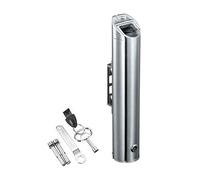 GJGHKLHL Cendrier mural - Acier inoxydable brossé, cylindre extérieur cendrier mural, idéal for une utilisation à l'extérieur du bureau, des restaurants