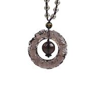 GJGHKLHL Collier PIXIU en obsidienne de glace, pendentif Jade, bijoux fins avec chaîne perles
