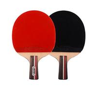 GJGHKLHL Ensemble de Raquettes ping-Pong for débutants, for activités familiales, école et Club Sport, poignée Double/Courte(Short Handle)