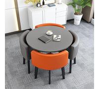 GJGHKLHL Ensemble Table à Manger et chaises Bureau Salle de réunion réception négociation 1 4 for Appartement Familial(C)