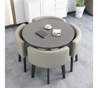 GJGHKLHL Ensemble Table à Manger et chaises Bureau Salle de réunion réception négociation 1 4 for Appartement Familial(B)