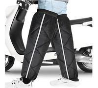 GJGHKLHL Froid et chaud for hommes et femmes Doublure en peluche coupe-vent for genoux Bandes réfléchissantes de nuit Bande élastique élargie Protège-tibias épais imperméables(Red,7.375)