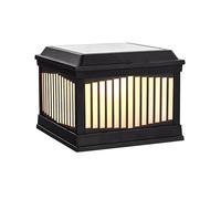 GJGHKLHL lampadaires, L Pill La Bla Squar Exteri Po Wa Whi Colu Ligh avec boîtier en aluminium for 4 poteaux bois(C,20CM)