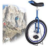 GJGHKLHL monocycle, Monocycle 24/20/18/16 Pouces, monocycle à Roues antidérapantes, pneus de Montagne, Exercice d'auto-équilibre, vélo d'équilibre, Sports Plein air, Fitness(Blue,18inches)