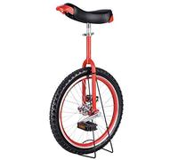 GJGHKLHL monocycle, Monocycle 24/20/18/31 Pouces, monocycle à Roues antidérapantes, pneus de Montagne, Exercice d'auto-équilibre, vélo d'équilibre, Sports Plein air, Fitness(Red,18inches)