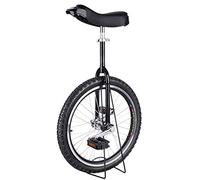 GJGHKLHL monocycle, Monocycle 24/20/18/31 Pouces, monocycle à Roues antidérapantes, pneus de Montagne, Exercice d'auto-équilibre, vélo d'équilibre, Sports Plein air, Fitness(Black,24inches)