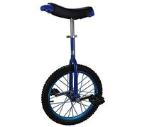 GJGHKLHL monocycle, Monocycle à Roues de 16/18/20 Pouces, monocycle antidérapantes, vélos for Adultes, Hauteur réglable, Montagne for, en butyle antidérapant(Blue,16inch)