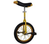 GJGHKLHL monocycle, Monocycle à Roues de 16/18/20 Pouces, monocycle antidérapantes, vélos for Adultes, Hauteur réglable, Montagne for, en butyle antidérapant(Yellow,18inch)