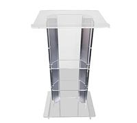 GJGHKLHL Podium Acrylique, Support de Podium de chaire d'église Portable, Podium d'enseignant, Podiums de pupitre de Sol for Les conférences d'église en Classe