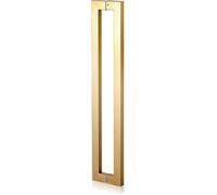 GJGHKLHL Poignée de porte intérieure extérieure poignée avant, douche en verre push-pull grange coulissante moderne rectangle double face(Onecolor,100cm/3.3ft)