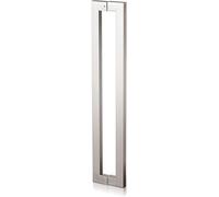 GJGHKLHL Poignée de porte intérieure extérieure poignée avant, douche en verre push-pull grange coulissante moderne rectangle double face