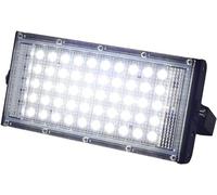 GJGHKLHL Projecteur d'extérieur à Large Faisceau LED 50 W, IP65, lampadaire Rouge Bleu Vert, éclairage paysager for Jardin, Cour, Garage, Portes(Warm White 50W)