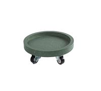 GJGHKLHL Soucoupes for Plantes d'extérieur avec Chariot à roulettes for d'intérieur, Base de Pot Fleurs, Rond for, Plateau d'eau, for, Soucoupe for jardinière(B,26cm)