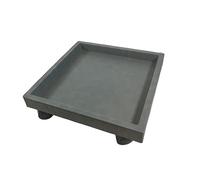 GJGHKLHL Soucoupes for Plantes for l'extérieur Caddy for Chariot à carré Pot de Fleur Plateau d'eau Roues Base Soucoupe Jardinière(42cm)