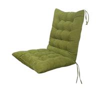 GJGSW 2 Coussins de Siège Haut, 100x45 cm en Fibre Creuse Respirante avec Attaches, pour Transat, Rocking Chair, Jardin et Intérieur(Olive Green)