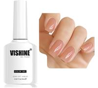 Gjhgf-16ml Vernis Gel Semi-Permanent Jelly Pêche Rosée Transparent Cristal Uv Pour Diy Art Des Ongles Manucure Écume Rose Pêche Douce Teinte E036
