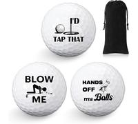 Gjhgf-3 Pezzi Set Regalo Di Palline Da Golf Happy Birthday Divertente Regalo Palline Da Golf Per Golfisti Uomini Papà Un'unità Di Dimensioni Standard