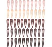 Gjhgf-50 Pcs Barrettes Chocolat, Pinces À Cheveux Fille Clip Cheveux Barettes Bb Barrettes À Cheveux En Métal Barettes Cheveux Mignon Pour Femme Fille Enfant Bébés