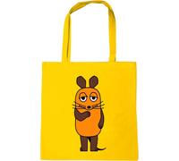 GJHGF-® Die Sendung mit der Maus I La Souris I Sac en coton I imprimé I avec longues poignées I Design sous licence