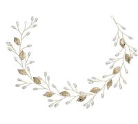 Gjhgf-Fleur Couronne Bandeau Bijoux De Cheveux De Mariage Or Accessoires Pour Mariée Demoiselle D'honneur Style11