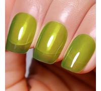 Gjhgf-Gel Vert, 15ml Gelée Vert Translucide Uv/Led Pour Manucure À Domicile 1pcs