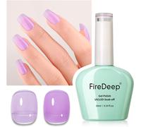 Gjhgf-Jelly Purple Gel Nail Polish, 16ml Vernis À Ongles Violet Brillant, Vernis À Ongles Uv/Led Pour Manucure Printemps-Été 1pcs
