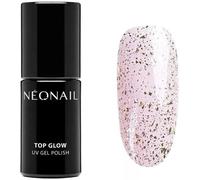 Gjhgf-Neonail Vernis Semi Permanent Top Coat 7,2 Ml Vernis Gel Uv Semi Permanent Top Glow Gold Flakes Top Coat Vernis À Ongles Gel Polish Gel Top Coat Uv Nail Art