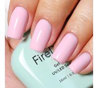 Gjhgf-Pink Gel Vernis À Ongles, 0.54 Fl Oz Large Bottle Baby Pink Color Soak Off Uv Led Nail Gel Polish Nail Art Starter Manicure Salon Diy At Home
