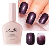 Gjhgf-Vernis À Ongles En Gel Pailleté, 1pcs Vernis À Ongles En Gel Brun Clair Perlé, Brun Scintillant, Vernis À Ongles Led Uv, Manucure De Départ(10 Ml)