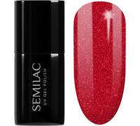 Gjhgf-Vernis À Ongles Gels Semi-Permanents Uv 025 Glitter Red 7ml