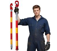 GJHGNFRDK Barre de remorquage d'urgence Lourde, Towing Bar with Two-Way Cushioning for Trucks s Cars 3-50 Tons Multicolor(Load 6tons)