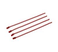 GJHGNFRDK Chaîne pour Store à Enrouleur, Chaîne de Perles à Billes en Acier Inoxydable, 11.5cm, Multicolore, Paquet 20 80 pièces for projets Bricolage(Red,20PCS)
