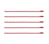 GJHGNFRDK Chaîne pour Store à Enrouleur, Chaîne de Perles Boule Multicolore Paquet 20, 40, 60 pièces(Red,60pcs lot)