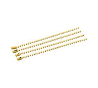 GJHGNFRDK Chaîne pour Store à Enrouleur, Chaîne de Perles Multicolores, 20 à 80 pièces, for Porte-clés et Fabrication Bijoux(Dark Yellow,20PCS)