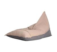 GJHGNFRDK Chaise Beanbag, Fauteuil Poire Triangulaire en Cuir Multicolore ML(Khaki,Medium)