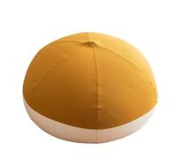GJHGNFRDK Chaise Beanbag, Pouf Boule en Tissu Cachemire Multicolore, Petit, Grand(Yellow,Small)