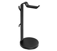 GJHGNFRDK Support pour Casque Audio, Présentoir for Casques Audio en Alliage d'aluminium, Multicolore, 27 x 12 3 cm(Black)