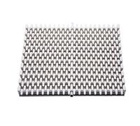 GJHGNFRDK Tapis de Bain antidérapant, Grille de Siphon Couvercle de Grille vidange Piscine en Plastique ABS, épissage à 3 Trous, Blanc, Plusieurs Tailles, Paquet 5(30x100CM/10pcs)