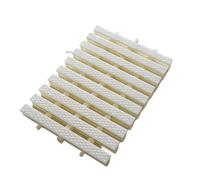 GJHGNFRDK Tapis de Bain antidérapant, Grille de Siphon Grille de Drainage Piscine Beige 7,1-11,8 Pouces Paquet 2 pièces(Beige-11.8in,2pcs)