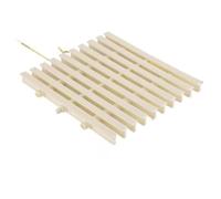 GJHGNFRDK Tapis de Bain antidérapant, Grille de Siphon Longueur Beige de la Largeur 100cm Grille Drainage Piscine et Douche d'ABS