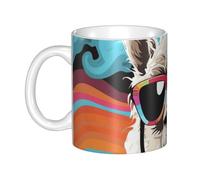 GJHKSSVB Tasse à café de 325 ml avec poignée, tasse à thé fantaisie 53a825e85d728dac259a85fff1acfa5 tasse à café en céramique pour homme et femme travail de bureau