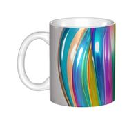 GJHKSSVB Tasse à café de 325 ml avec poignée, tasse à thé fantaisie en forme de ballon (2) tasses à café en céramique pour homme femme travail de bureau