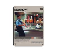 GJHTQLP Chungking Affiche de film Express 2 en métal vintage pour pub, club, café, bar, maison, 30 x 40 cm
