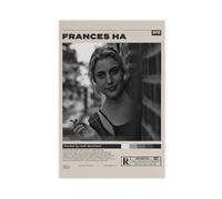 GJHTQLP Poster de film Frances Ha sur toile - Décoration pour chambre à coucher, bureau, chambre - Cadeau - 50 x 75 cm