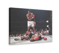 GJHTQLP Poster sur toile Muhammad Ali pour décoration de chambre à coucher, bureau, chambre, cadeau 40 x 60 cm
