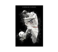 GJHTQLP Zinedine Zidane (2) Poster sur toile pour décoration de chambre à coucher 40 x 60 cm