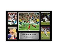 GJHTQLP Zinedine Zidane Impression sur toile pour salon, chambre à coucher 30 x 45 cm