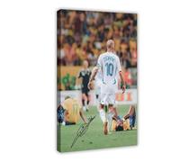 GJHTQLP Zinedine Zidane Poster sur toile pour décoration de chambre à coucher 50 x 75 cm