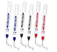 Gjinxi 6 pièces marqueur de trou profond marqueur de trou de forage 20 mm stylo de marquage marqueur de trou profond marqueur de trou stylo de marquage pour carrelage métal bois plastique mur